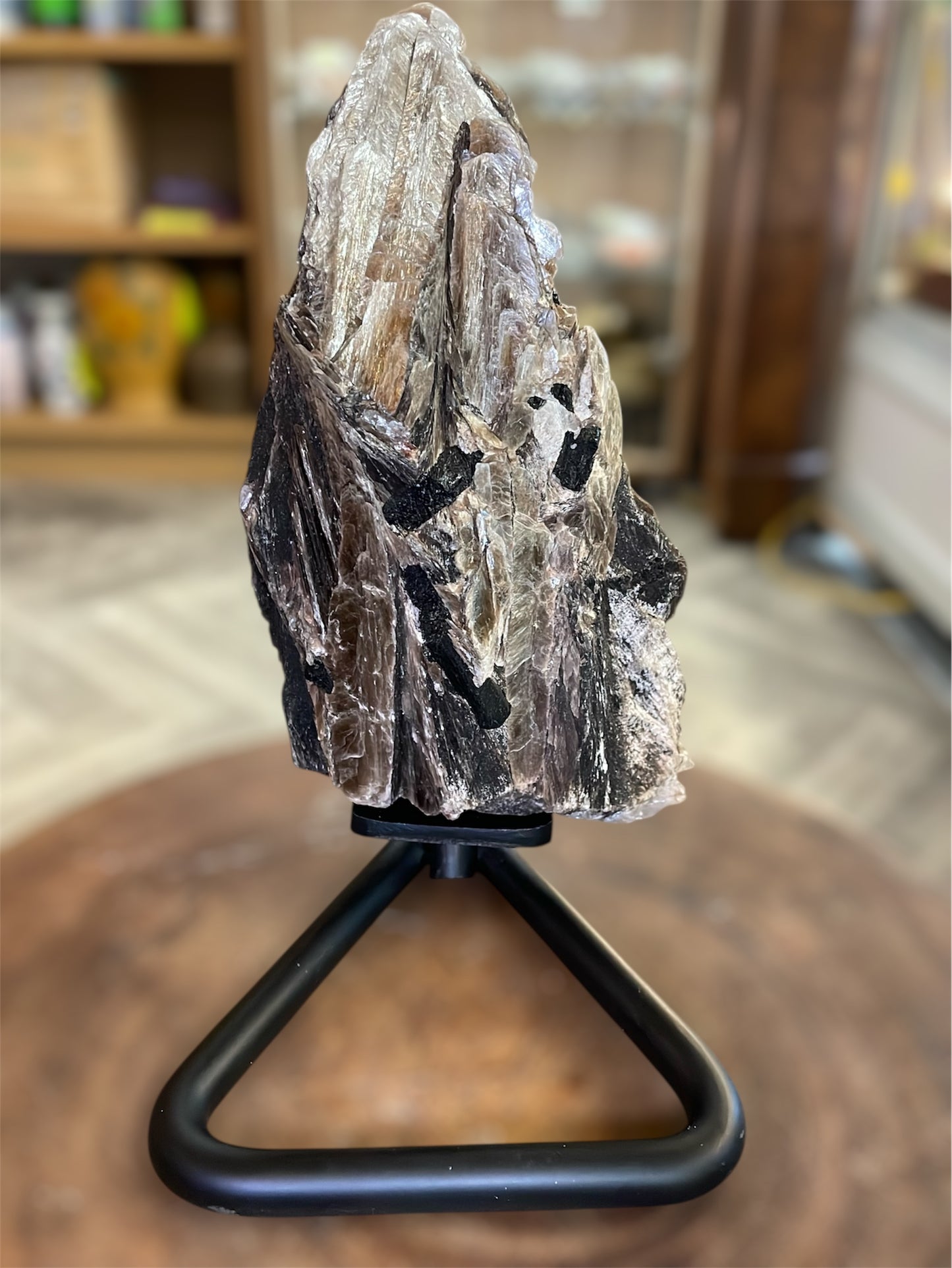 Muscovite Mica, Black Tourmaline and Clear Quartz