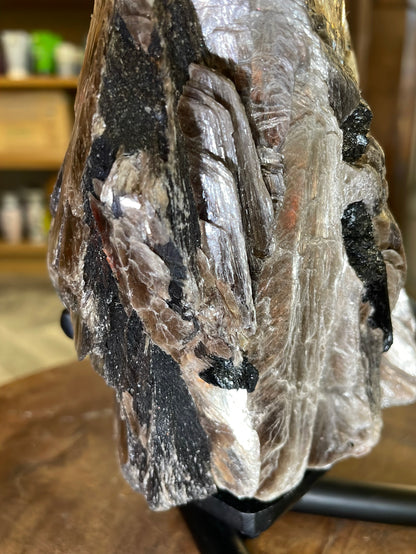 Muscovite Mica, Black Tourmaline and Clear Quartz