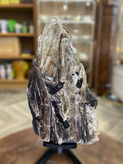 Muscovite Mica, Black Tourmaline and Clear Quartz