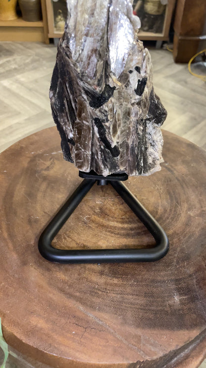 Muscovite Mica, Black Tourmaline and Clear Quartz